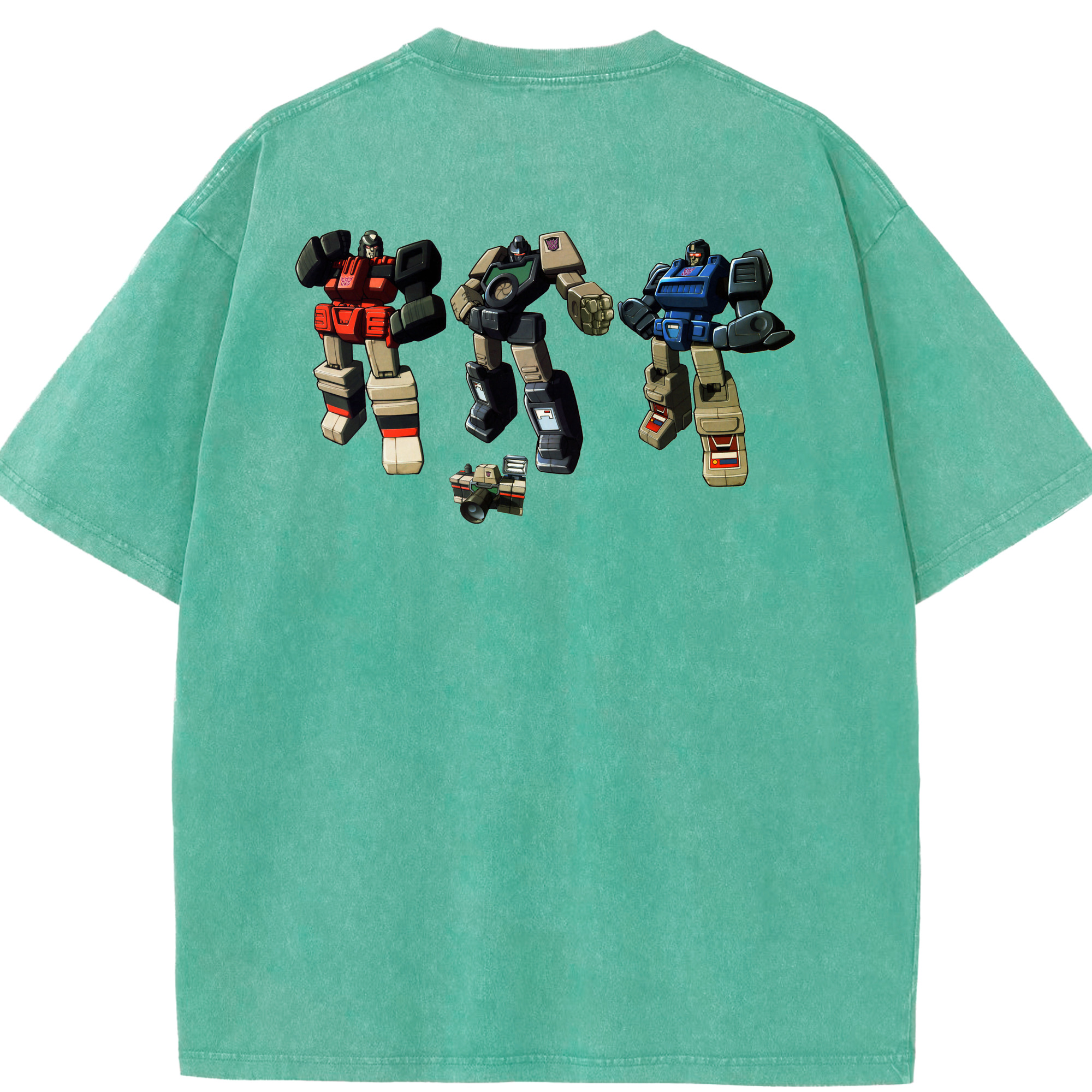（画像用）  綿100% ヴィンテージ風 半袖Tシャツ（背面プリント）